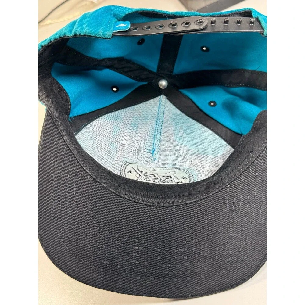 Vintage Fly Society Y2K Snapback‎ Hat Cap USA Blue Black